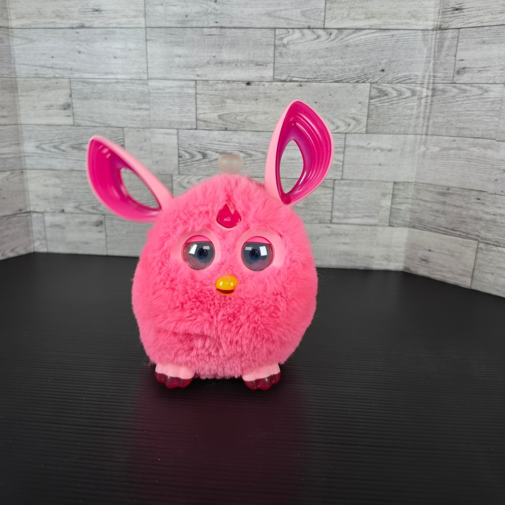 Furby Connect 2016 Pink Talking Interactive Bluetooth Works No Sleep Mask Tested